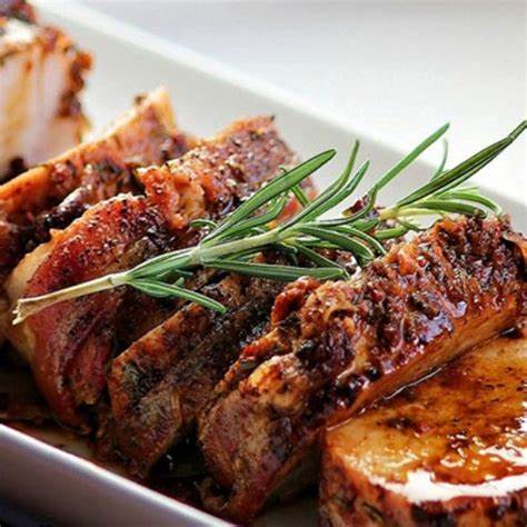Glazed Rosemary Pork Roast