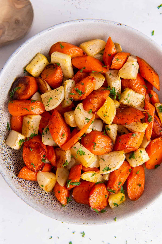 Roasted Turnips and Carrots