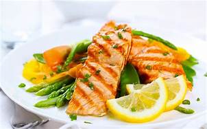 Salmon with a Maple Mustard Sauce